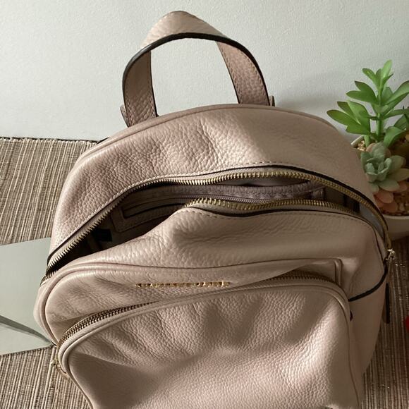 Michael Kors Pink Pebbled Leather Small Travel Backpack Bag - Picture 9 of 9